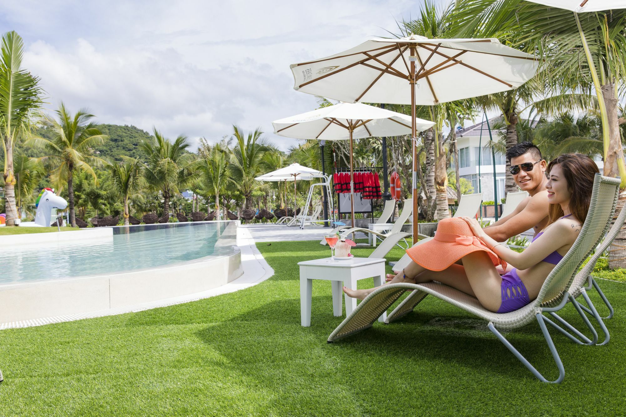 Cham Oasis Nha Trang Resort Condotel Exteriör bild